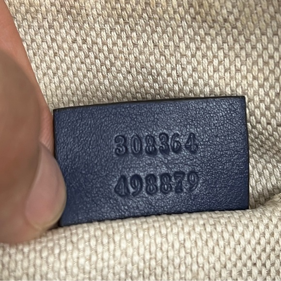 Gucci Blue Patent Soho Disco Bag - Picture 9 of 15